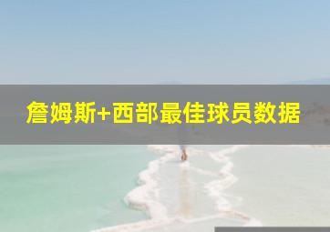 詹姆斯 西部最佳球员数据